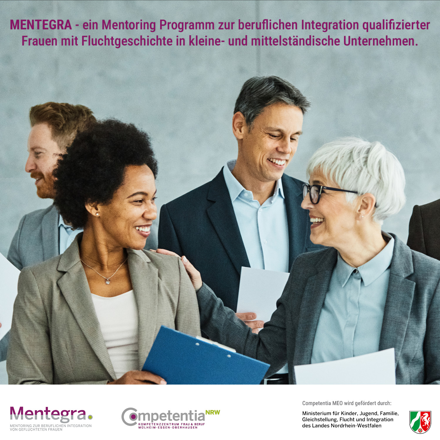 Mentoring-Programm für qualifizierte Frauen mit Fluchterfahrung & KMU
